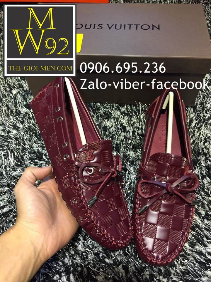 Giày Louis Vuitton nam Da Bò 2 màu fake replica 1:1 GNLV 27 - 97Luxury